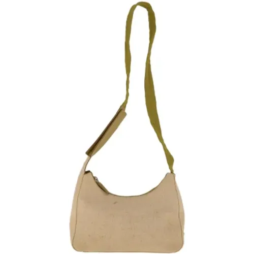 Pre-owned Canvas shoulder-bags , female, Sizes: ONE SIZE - Prada Vintage - Modalova