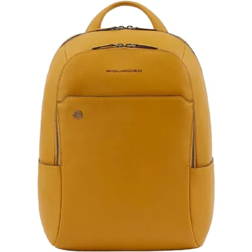 Computer and iPad Backpack , unisex, Sizes: ONE SIZE - Piquadro - Modalova