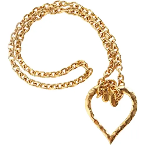 Pre-owned Metal necklaces , female, Sizes: ONE SIZE - Valentino Vintage - Modalova