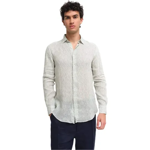 Linen Summer Shirt , male, Sizes: S, L, M, XL, 2XL - Peninsula - Modalova