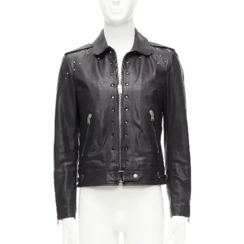 Pre-owned Leder outerwear - Yves Saint Laurent Vintage - Modalova