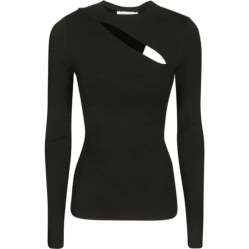 Asymmetrisches Kleid mit Schnitt , Damen, Größe: 2XS - Victoria Beckham - Modalova