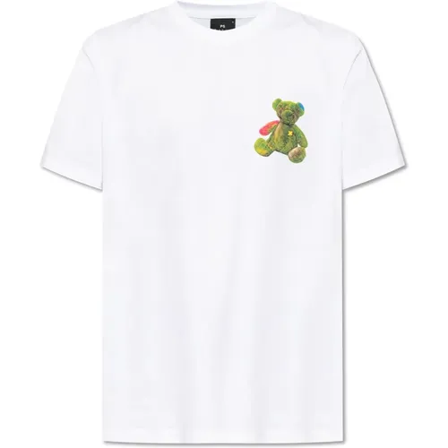 Bedrucktes T-Shirt , Herren, Größe: L - PS By Paul Smith - Modalova