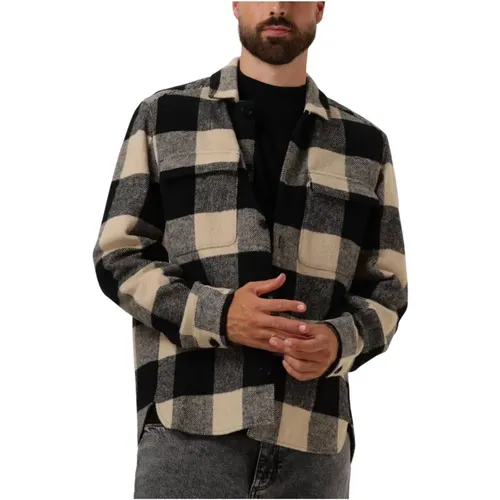 Schwarzes Overshirt Selton Herren , Herren, Größe: 2XL - drykorn - Modalova