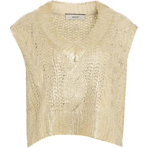 Gold Knitwear Aw24 Hand Wash , female, Sizes: M - Akep - Modalova