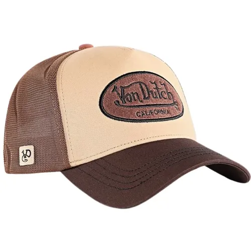 Braune Terry Trucker Cap VON DUTCH - Von Dutch - Modalova