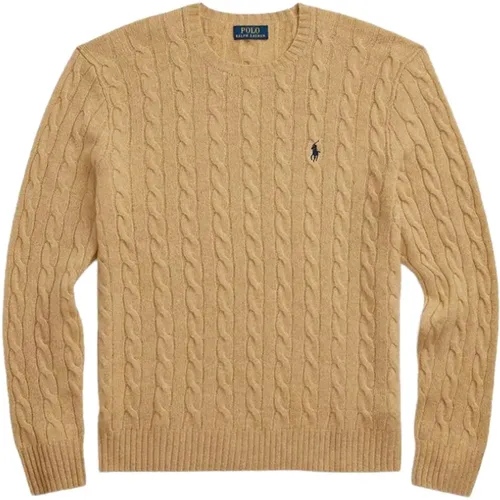 Luxuriöses Kamelstrick Aw23 , Herren, Größe: M - Ralph Lauren - Modalova