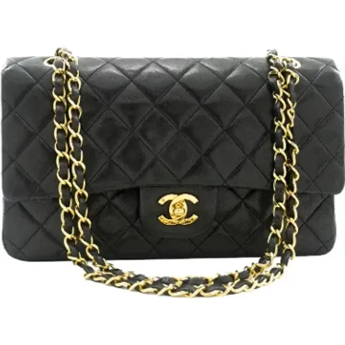 Leather Double Flap Bag , female, Sizes: ONE SIZE - Chanel Vintage - Modalova