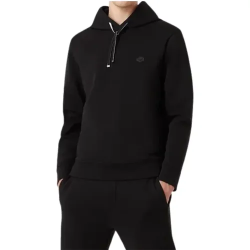 Men Hooded Sweatshirt with Micro Logo , male, Sizes: 2XL, XL - Emporio Armani - Modalova