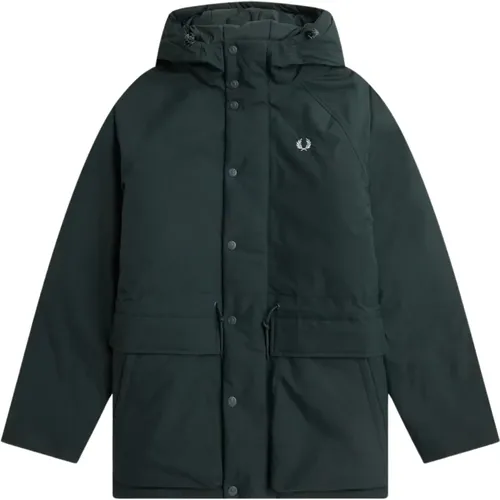 Hooded Jacket , male, Sizes: L, XL - Fred Perry - Modalova