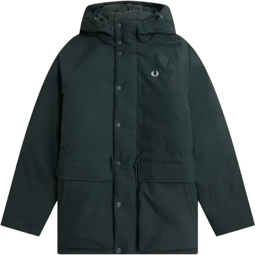 Hooded Jacket , male, Sizes: XL - Fred Perry - Modalova