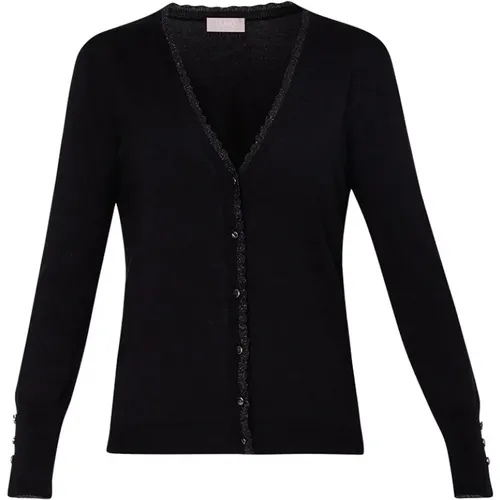 Schwarzer Pullover Modern Chic , Damen, Größe: XS - Liu Jo - Modalova