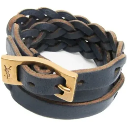 Pre-owned Leather bracelets , unisex, Sizes: ONE SIZE - Yves Saint Laurent Vintage - Modalova