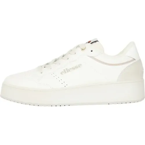 Creme Damen Sneakers Retro Stil , Damen, Größe: 39 EU - Ellesse - Modalova