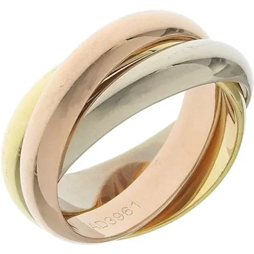 Pre-owned Rose Gold rings , female, Sizes: ONE SIZE - Cartier Vintage - Modalova