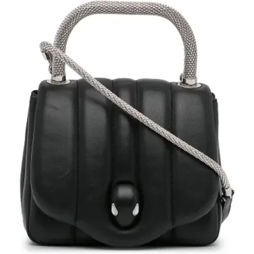 Pre-owned Leather shoulder-bags , female, Sizes: ONE SIZE - Bvlgari Vintage - Modalova