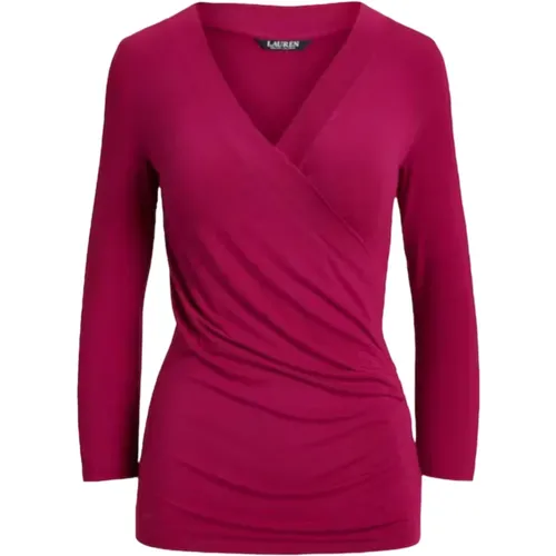 Fuchsia Sweaters for Women , female, Sizes: L - Ralph Lauren - Modalova