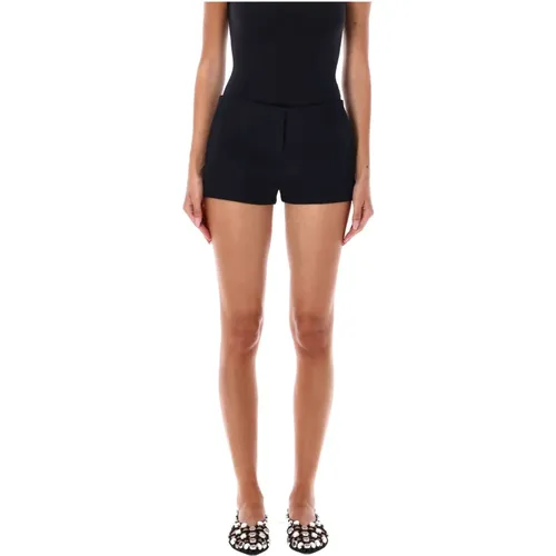 Schwarze Mini-Shorts Aw24 , Damen, Größe: XS - The Attico - Modalova