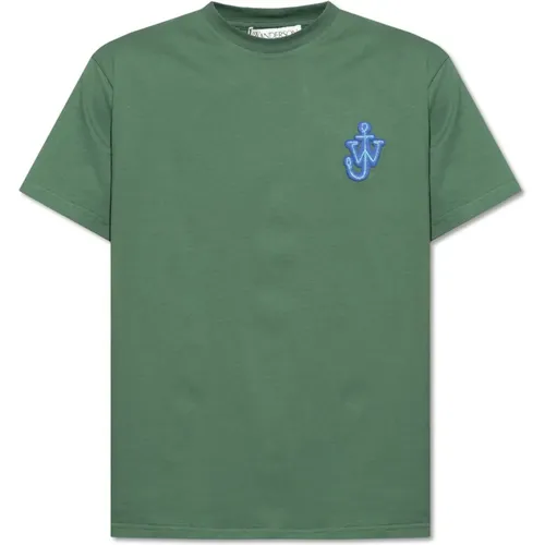 T-Shirt mit Logo , Herren, Größe: M - JW Anderson - Modalova