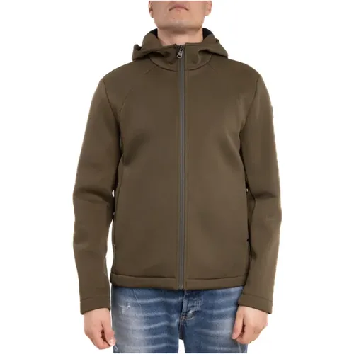 Mens Diagonal Weave Jacket , male, Sizes: L - Colmar - Modalova