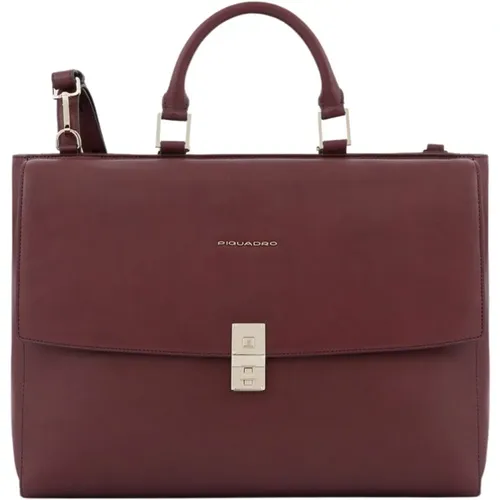 Frauen Taschen Handtasche Bordeaux Aw22 - Piquadro - Modalova