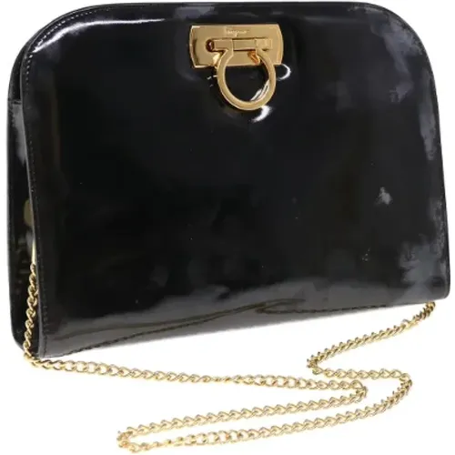 Pre-owned Leather shoulder-bags , female, Sizes: ONE SIZE - Salvatore Ferragamo Pre-owned - Modalova