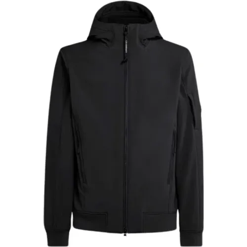 Schwarze Shell-R Kapuzenjacke , Herren, Größe: 2XL - C.P. Company - Modalova