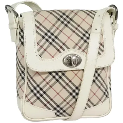 Pre-owned Canvas schultertasche , Damen, Größe: ONE Size - Burberry Vintage - Modalova