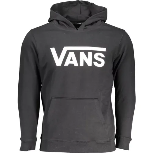 Kinder Schwarzer Hoodie mit Druck , Herren, Größe: L - Vans - Modalova