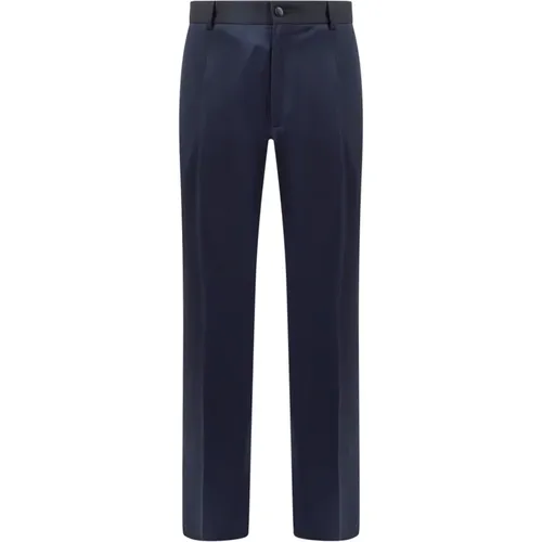 Ss23 Stretch Wool Trousers , male, Sizes: L - Dolce & Gabbana - Modalova