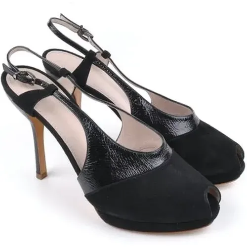 Pre-owned Leather heels , female, Sizes: 6 UK - Jil Sander Pre-owned - Modalova