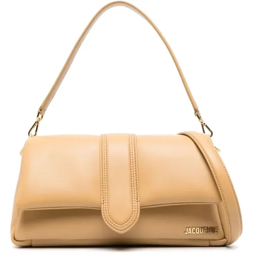 Le Bambimou Leather Shoulder Bag , female, Sizes: ONE SIZE - Jacquemus - Modalova