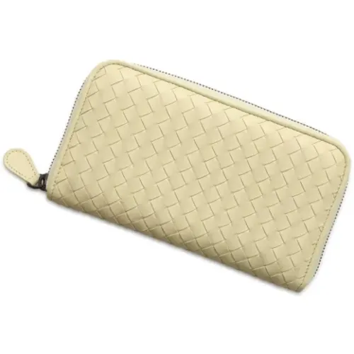 Pre-owned Leather wallets , female, Sizes: ONE SIZE - Bottega Veneta Vintage - Modalova