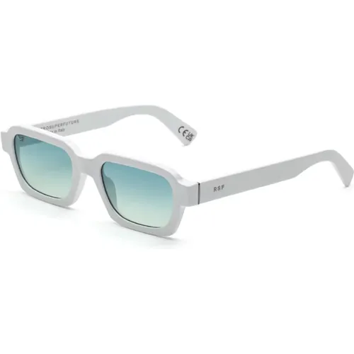 Weiße Caro Sonnenbrille , unisex, Größe: ONE Size - Retrosuperfuture - Modalova