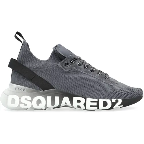 Gestrickte Sneaker mit elastischer Zehenkappe , Herren, Größe: 41 EU - Dsquared2 - Modalova