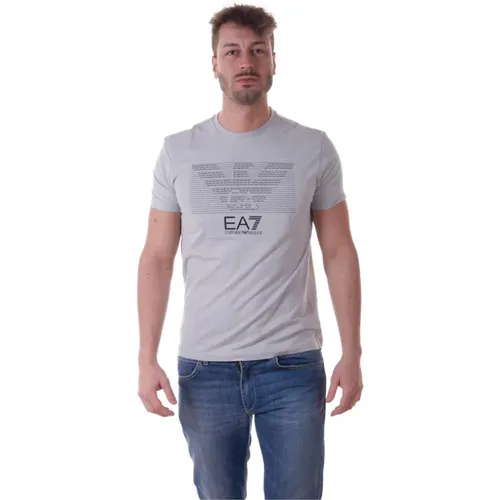 Casual Logo T-Shirt , Herren, Größe: L - Emporio Armani EA7 - Modalova