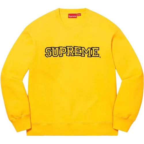 Limited Edition Shattered Logo Crewneck Sweatshirt , male, Sizes: L, XL, M - Supreme - Modalova