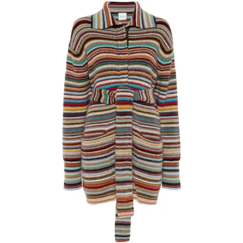 Multicolour Sweater with Signature Stripe Pattern , female, Sizes: XS, S - Paul Smith - Modalova