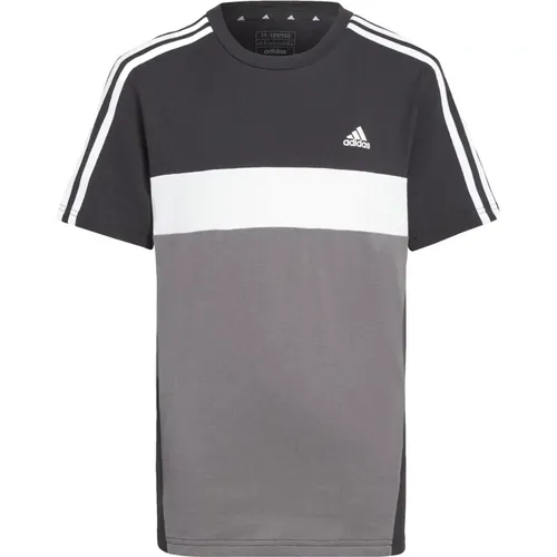Minimal Schwarzes Colorblock T-Shirt - Adidas - Modalova