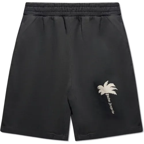 Shorts mit Logo , Herren, Größe: S - Palm Angels - Modalova