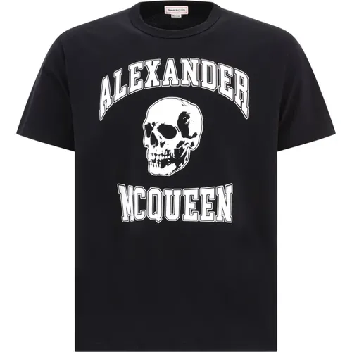 Skull T-Shirt Alexander McQueen - alexander mcqueen - Modalova