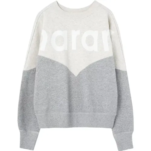 Grauer Logopullover , Damen, Größe: 2XS - Isabel marant - Modalova