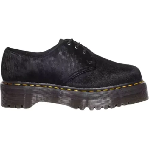 Klassische gelbe gesteppte Plateauschuhe , Damen, Größe: 39 EU - Dr. Martens - Modalova