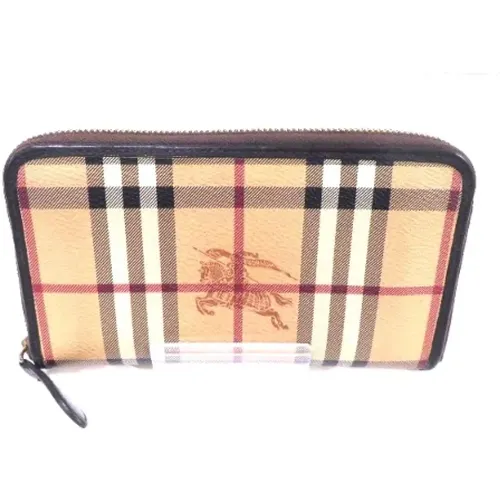 Pre-owned Canvas wallets , female, Sizes: ONE SIZE - Burberry Vintage - Modalova