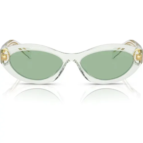 Einzigartige Sonnenbrille mit Unregelmäßiger Form , unisex, Größe: 55 MM - Prada - Modalova