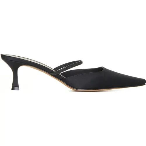 Satin Pointed Toe Sandals , female, Sizes: 5 UK, 4 1/2 UK - Roberto Festa - Modalova