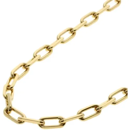 Pre-owned Gold necklaces , female, Sizes: ONE SIZE - Cartier Vintage - Modalova