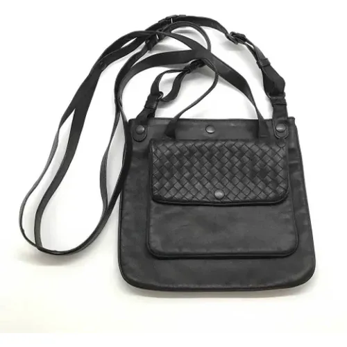 Pre-owned Leder schultertasche - Bottega Veneta Vintage - Modalova