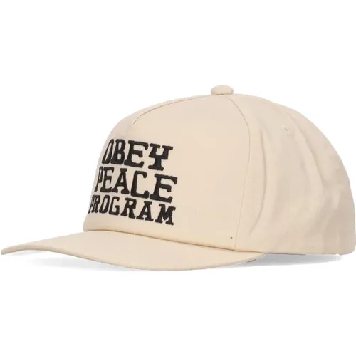 Gebogener Schirm Snapback Kappe - Obey - Modalova