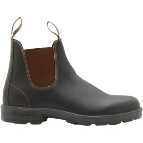 Stout Brown 500 Chelsea Boots , male, Sizes: 6 1/2 UK, 8 UK, 10 UK - Blundstone - Modalova